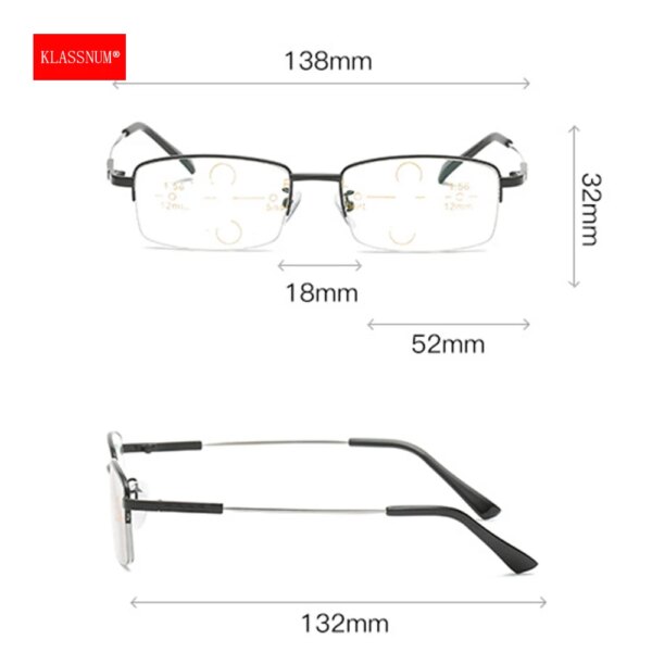 Men's Smart Reading Glasses - Photochromic & Self-Adjusting - Image 6