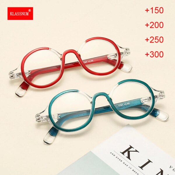 Round Reading Glasses +1.5, +2.0, +2.5, +3.0 - Image 2