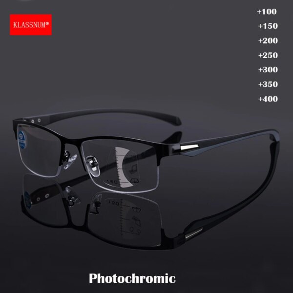 TR90 Half-Frame Progressive Reading Glasses