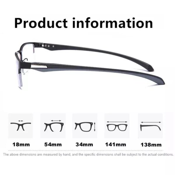 TR90 Half-Frame Progressive Reading Glasses - Image 6