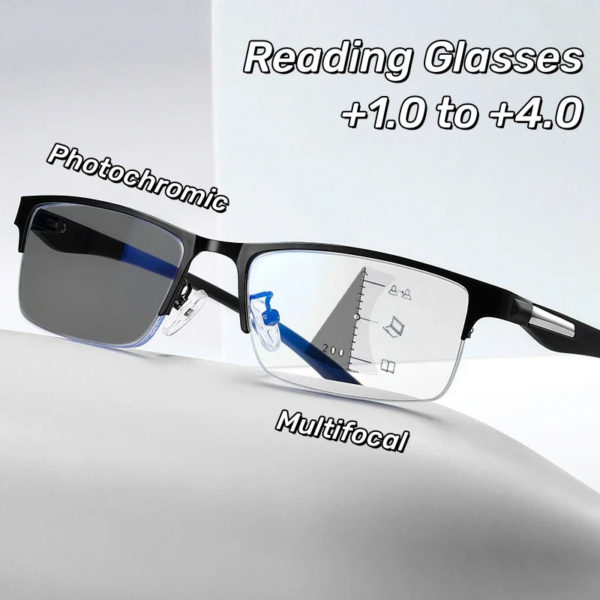 TR90 Half-Frame Progressive Reading Glasses - Image 2