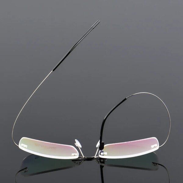 Elderly Eyeglasses - Rimless & Lightweight - Image 3