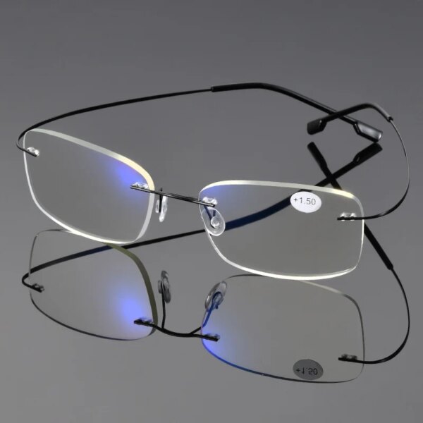 Elderly Eyeglasses - Rimless & Lightweight - Image 6