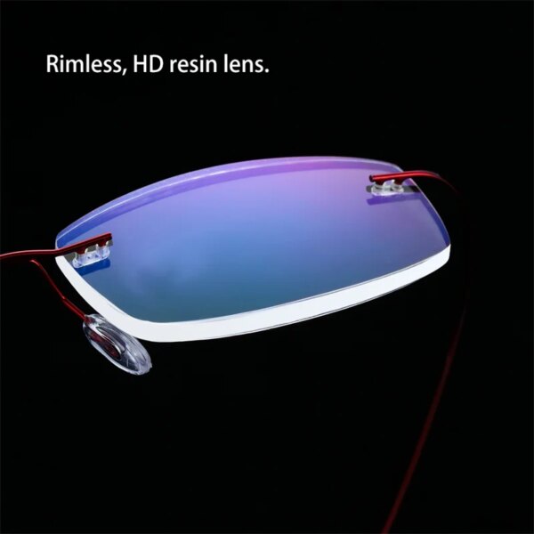 Elderly Eyeglasses - Rimless & Lightweight - Image 4