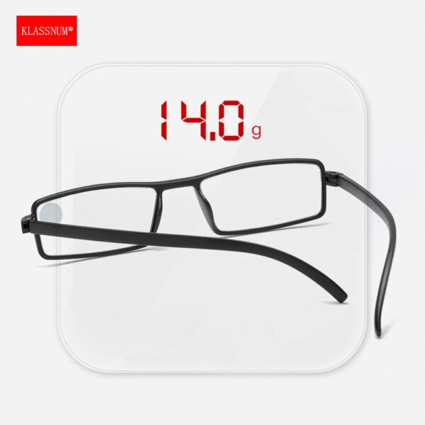 Klassnum Narrow TR90 Frame Reading Glasses - Anti-Blue Light - Image 5