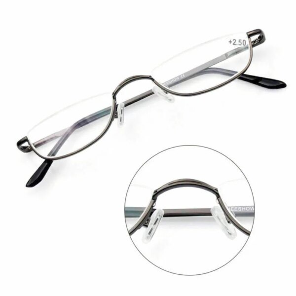 Clear Lens Reading Glasses - Red Frame - Image 6