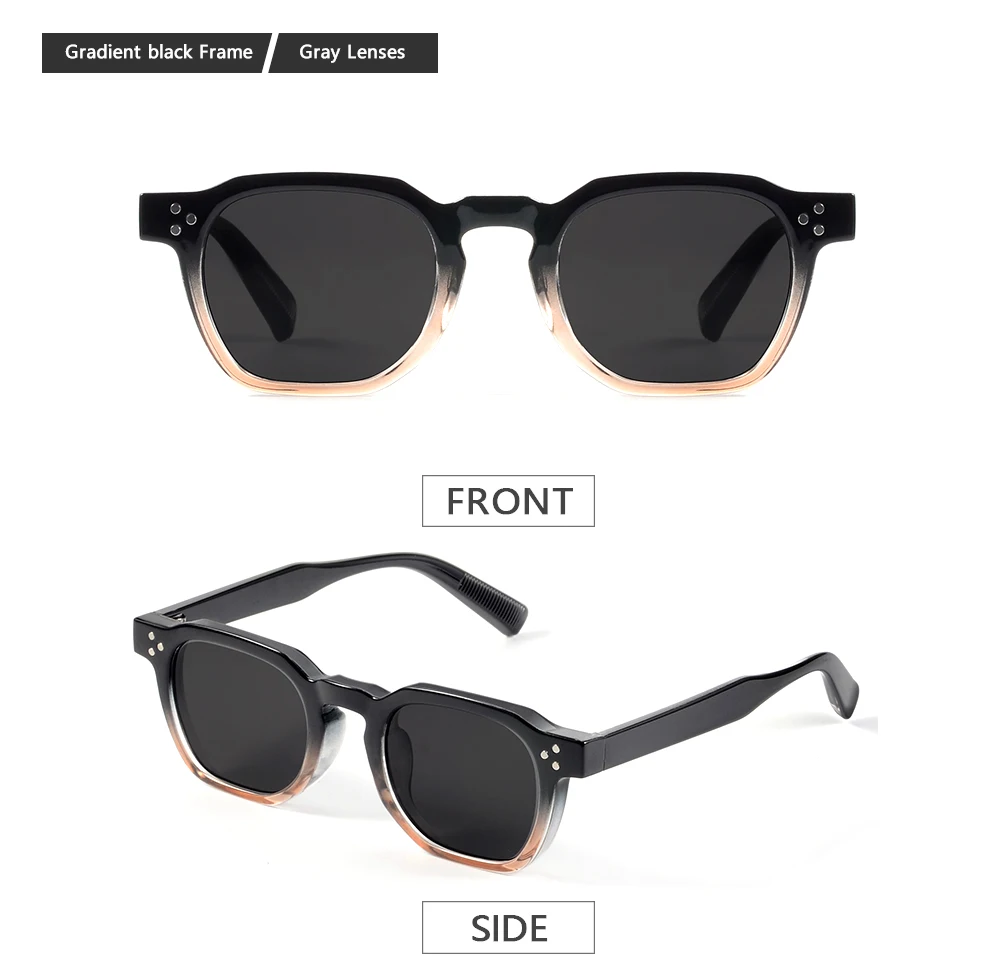 AOFLY Vintage Square Sunglasses Women Acetate Frame Female Korea Luxury Brand Eyewear Male Travel Driving Sun Glasses Men UV400