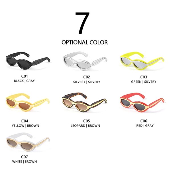 AOFLY Retro Sunglasses with UV400 Protection: Vintage & Punk Influence - Image 5