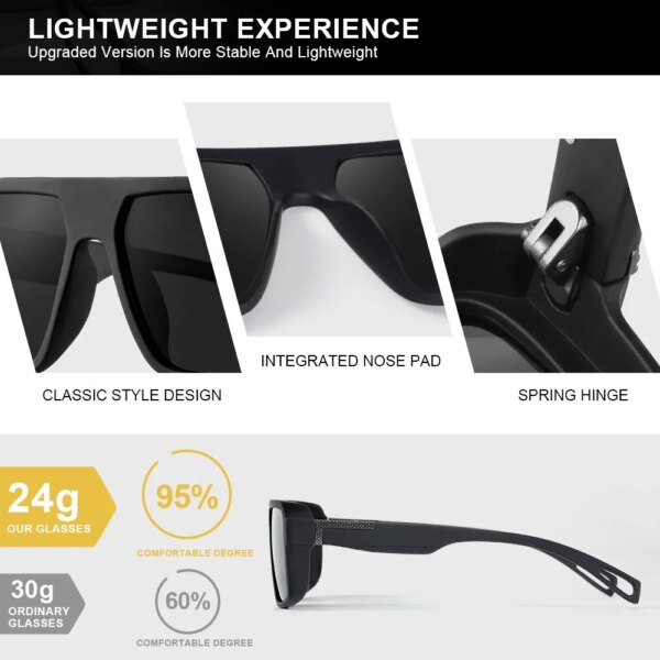 AOFLY Anti-Glare Polarized Sunglasses for Outdoor Sports & Driving - Image 4