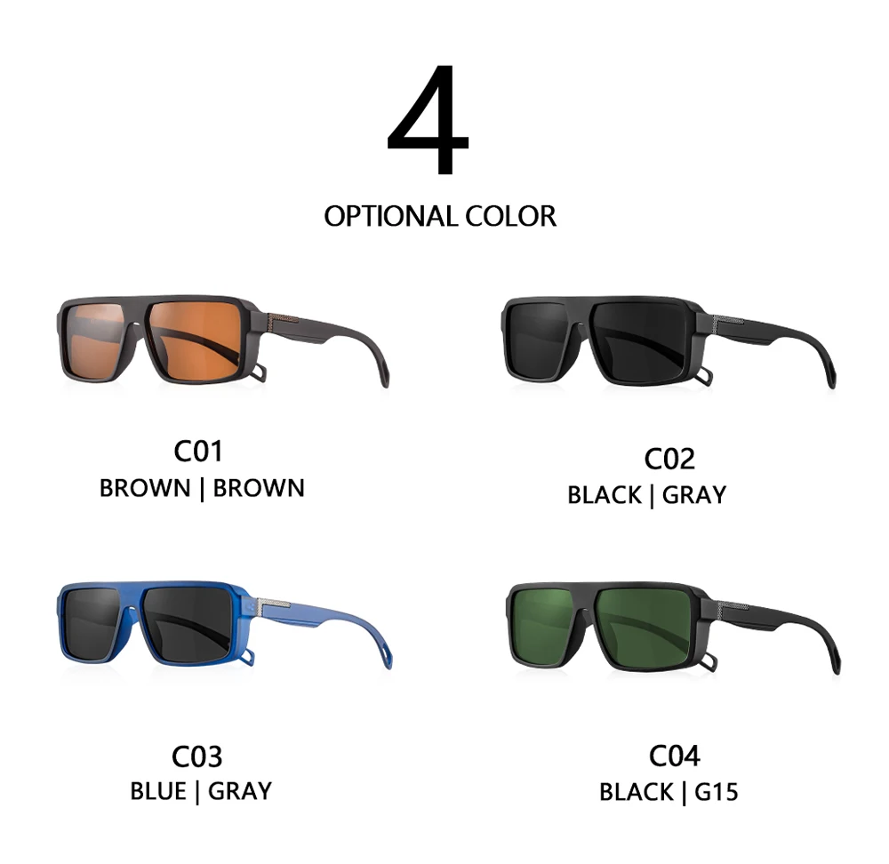 AOFLY Polarized Sunglasses For Men Ultralight Flexible Frame Outdoor Sport Fishing Anti Glare Driving Sun Glasses Women UV400