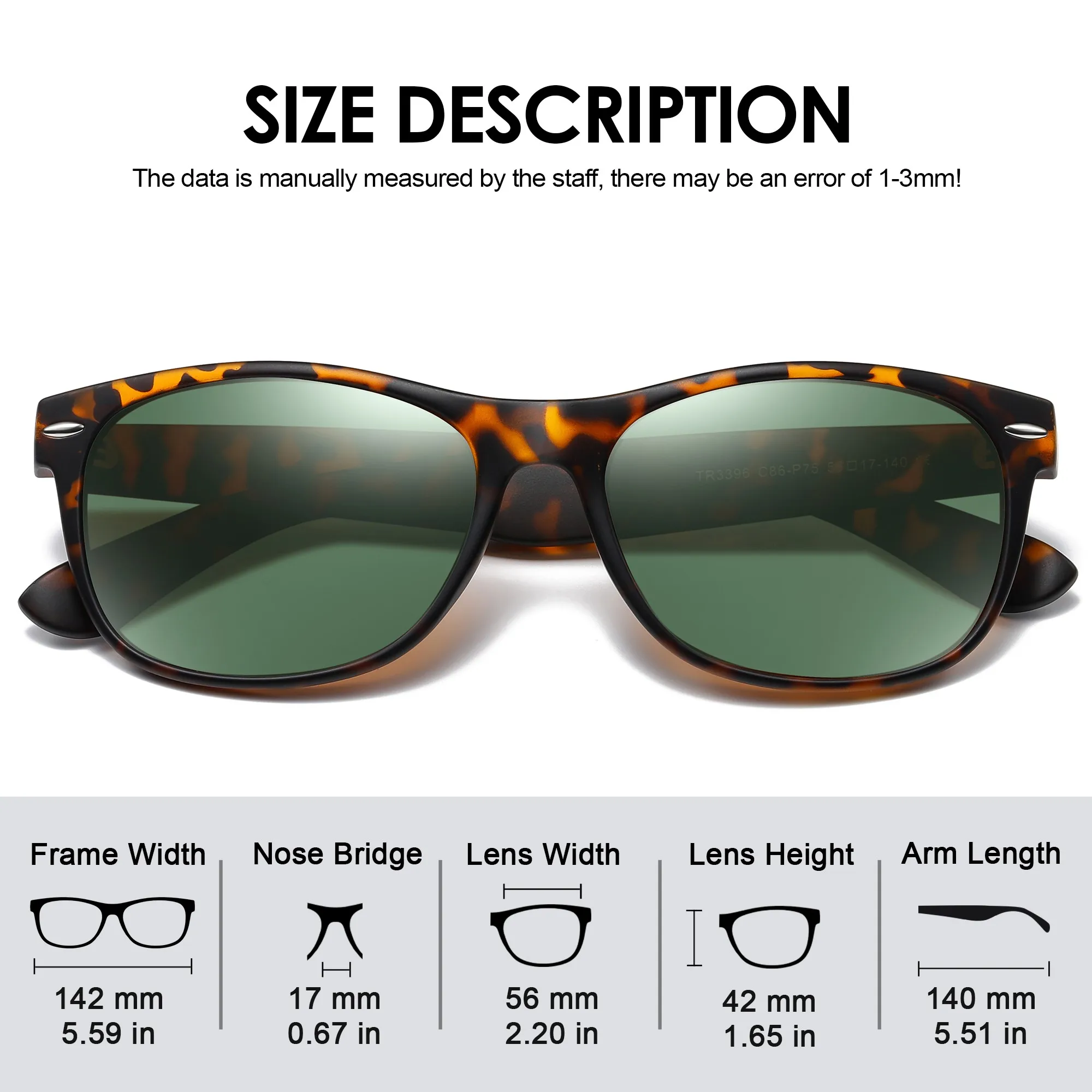 AOFLY Classic Polarized Sunglasses For Men TR90 Lightweight Flexibility Frame Driving Fishing Sun Glasses Women UV Blocking