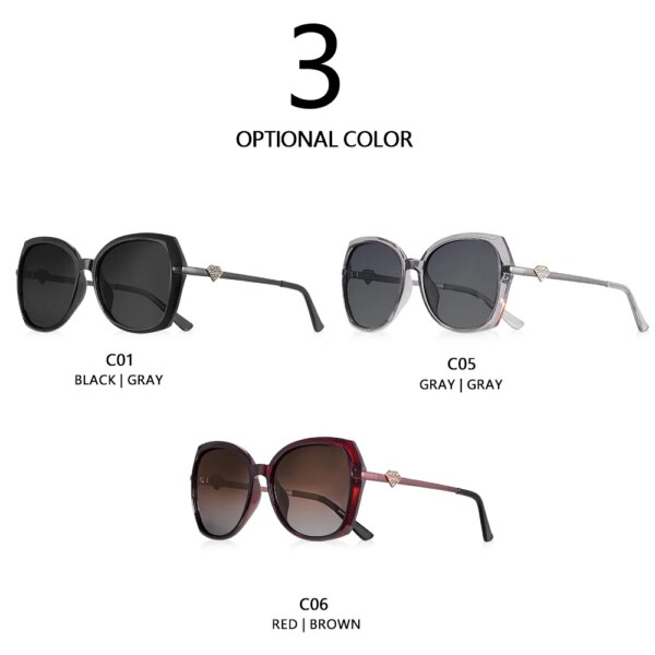 AOFLY Oversize Sunglasses for Women with UV400 Protection - Image 4