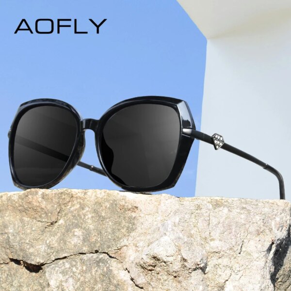 AOFLY Oversize Sunglasses for Women with UV400 Protection