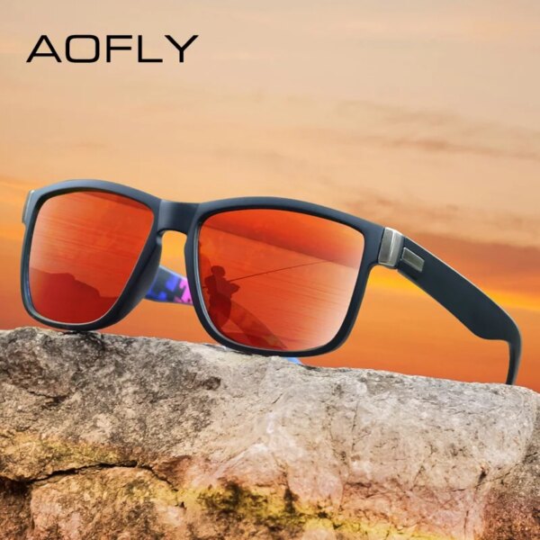 AOFLY Anti-Glare Mirror Sunglasses for Driving & Everyday Wear