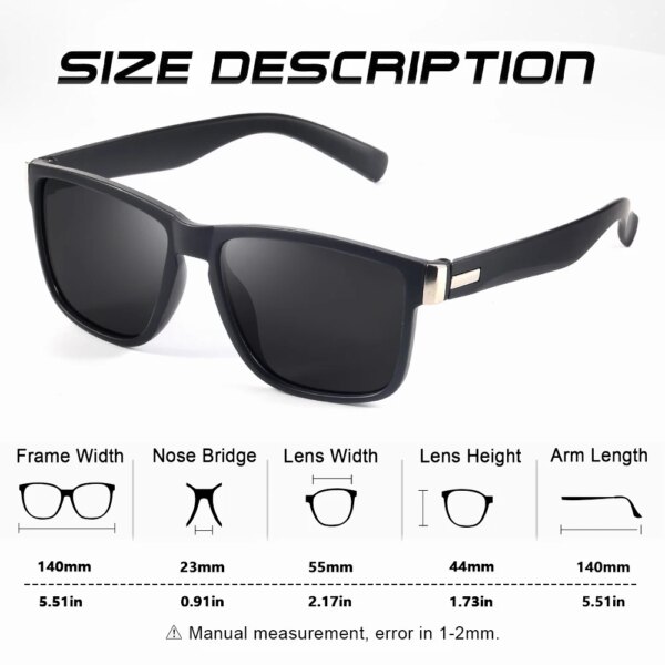 AOFLY Anti-Glare Mirror Sunglasses for Driving & Everyday Wear - Image 6