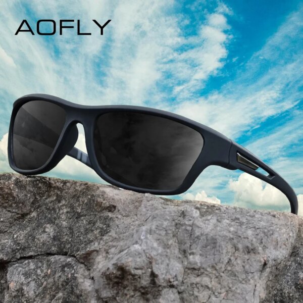 AOFLY Lightweight & Comfortable Square Sunglasses for Everyday Wear