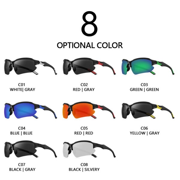 AOFLY UV400 Protection Sunglasses for Cycling, Climbing & Skiing - Image 3