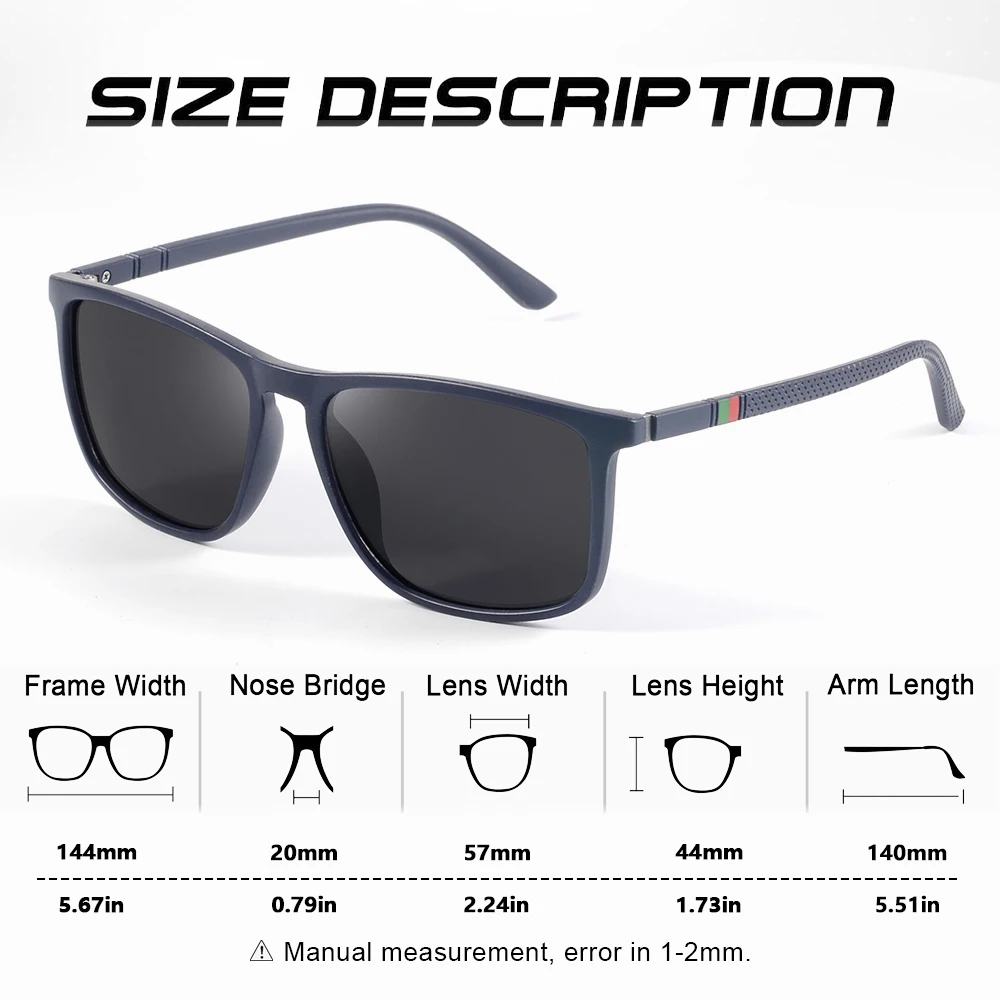 AOFLY Sports Sunglasses for Men Fashion Comfortable Wear Square Mirror Sun Glasses Male Lightweight Eyewear Women UV400