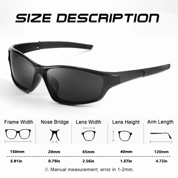 AOFLY Fashionable & Functional Sunglasses for Outdoor Activities - Image 4