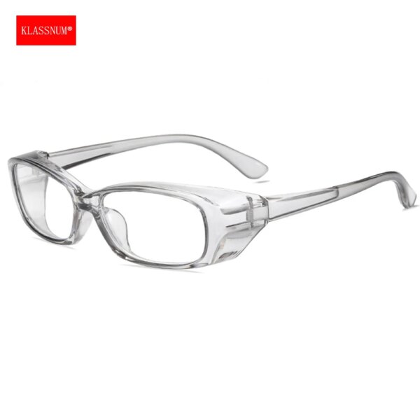 KLASSNUM Safety Glasses with Side Shields: Anti-Fog, Anti-Dust, UV & Blue Light Protection - Image 4