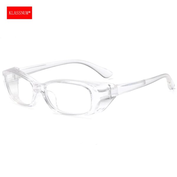 KLASSNUM Safety Glasses with Side Shields: Anti-Fog, Anti-Dust, UV & Blue Light Protection - Image 5