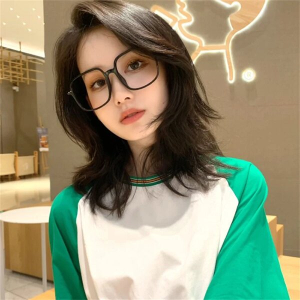 KLASSNUM Transparent Computer Glasses for Women: Oversized Square, Anti-Blue Light, Presbyopia, Ultra-Light - Image 4