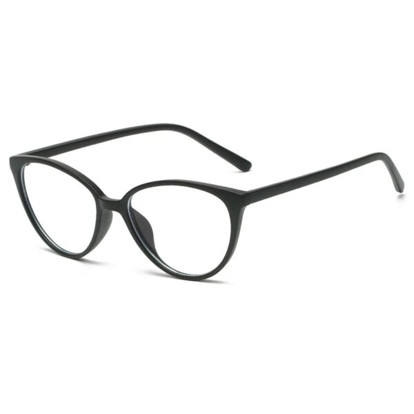 Vintage Cat Eye Glasses for Women: Transparent & Blue Light Filtering - Image 3