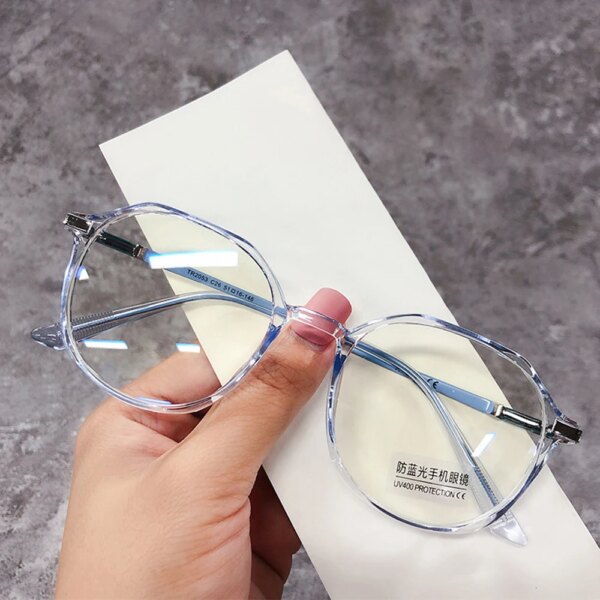 Blue Light Blocking Eyewear for Women: Luxury Brand Acetate Round Frame - Image 5