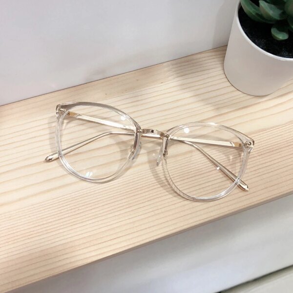 Optical Glasses Frames with Clear Lenses: Round & Oversized - Image 4