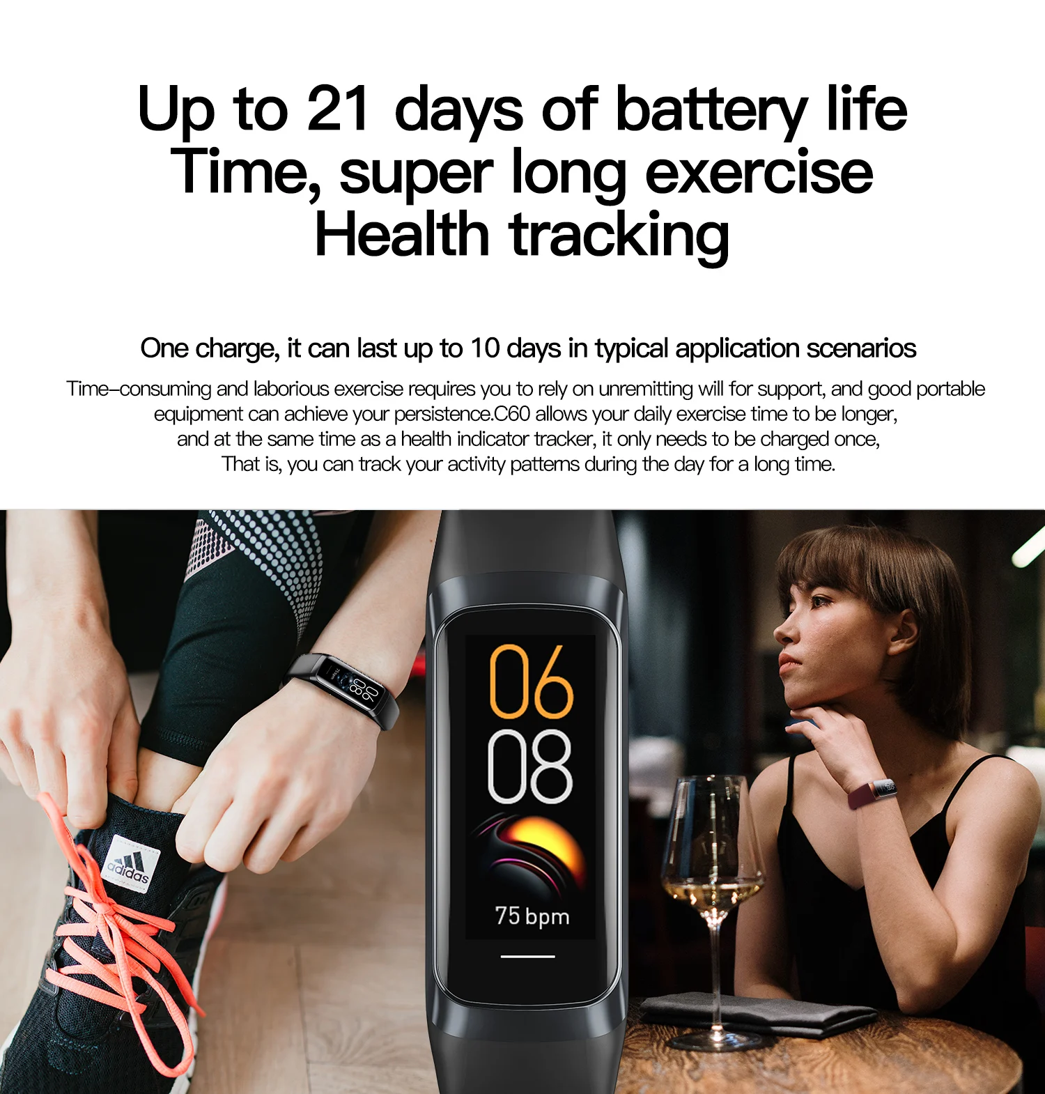 1.1'' AMOLED Smartwatch Body Temperature Monitor Fitness Clock Sports Waterproof Men Smart Watch Band for Women IOS Android 2024