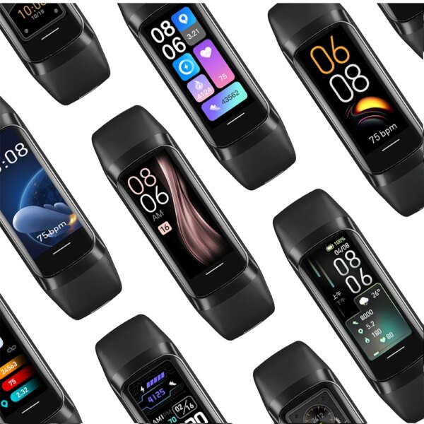 2024 1.1'' AMOLED Smartwatch – Body Temp, Fitness Tracker, Waterproof, for Men & Women - Image 6