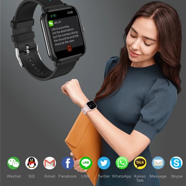 2023 Smartwatch – Body Temp Monitor, Fitness Tracker, Bluetooth, IP68 Waterproof - Image 6