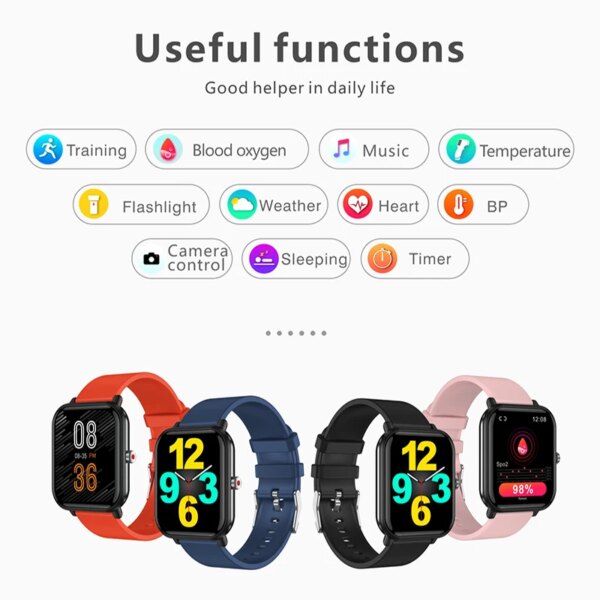 2023 Smartwatch – Body Temp Monitor, Fitness Tracker, Bluetooth, IP68 Waterproof - Image 3