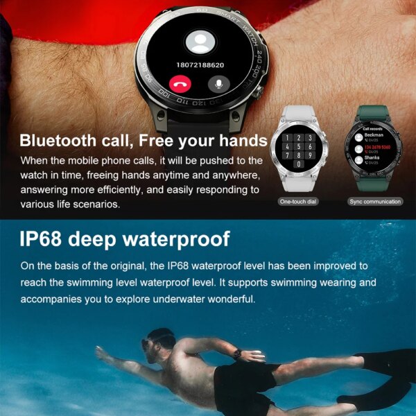 AMOLED Smartwatch with NFC, GPS, Bluetooth Calling - Image 2