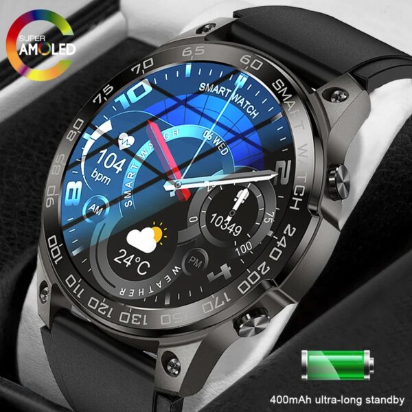 AMOLED Smartwatch with NFC, GPS, Bluetooth Calling