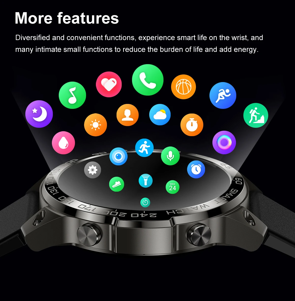 Original AMOLED Smart Watch NFC Bluetooth Call GPS Tracker Fitness Waterproof Sport Smartwatch for Xiaomi IOS Android Phone 2023