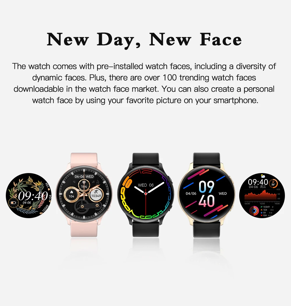 Men Smart Watch Bluetooth Phone Call Women Smartwatch Digital Body Temperature Monitor Sport Waterproof Watches for Android 2024