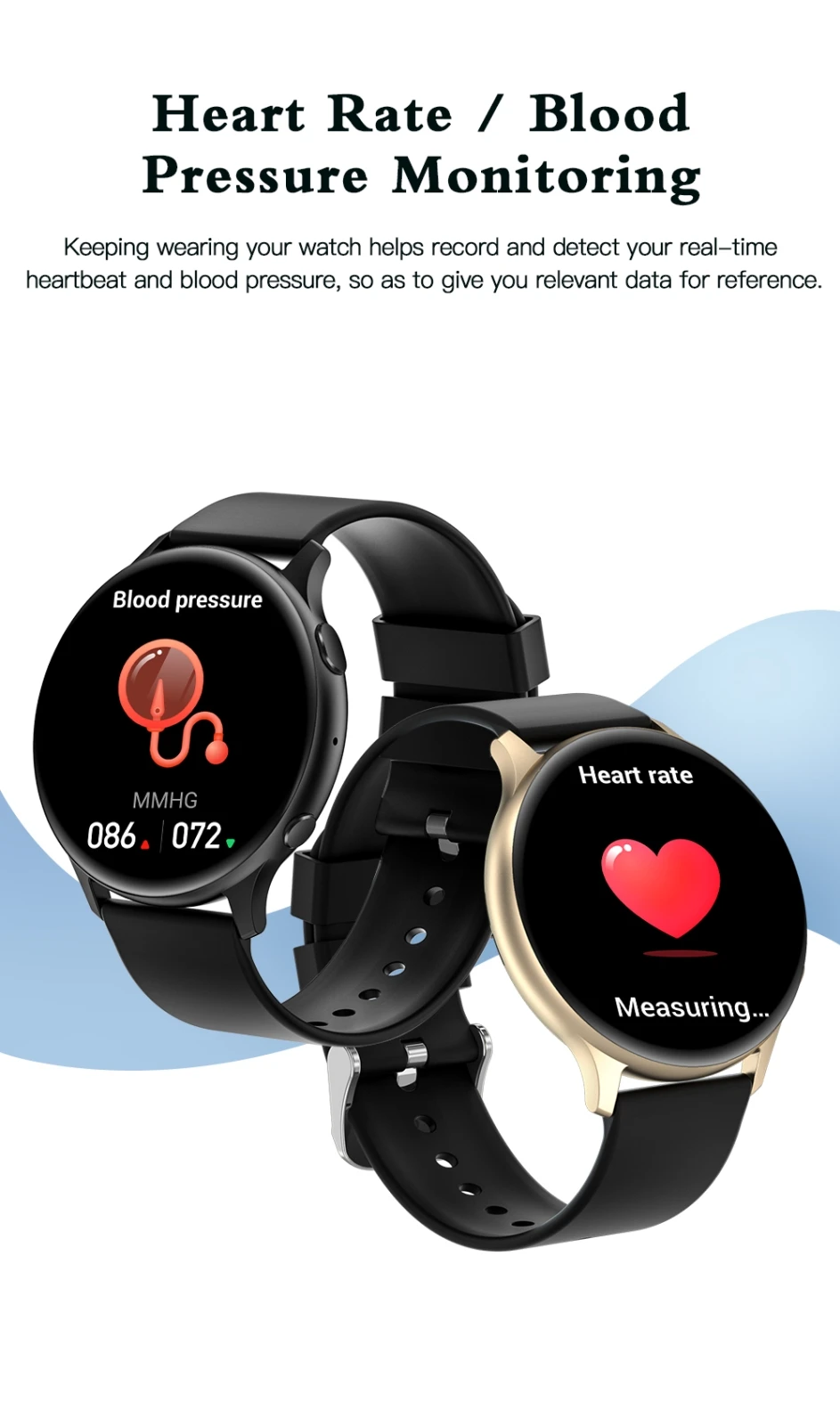 Men Smart Watch Bluetooth Phone Call Women Smartwatch Digital Body Temperature Monitor Sport Waterproof Watches for Android 2024