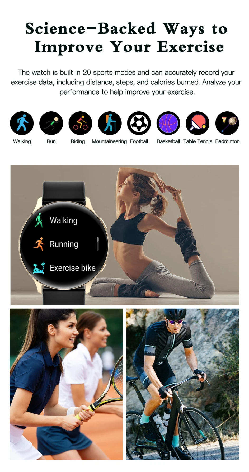 Men Smart Watch Bluetooth Phone Call Women Smartwatch Digital Body Temperature Monitor Sport Waterproof Watches for Android 2024