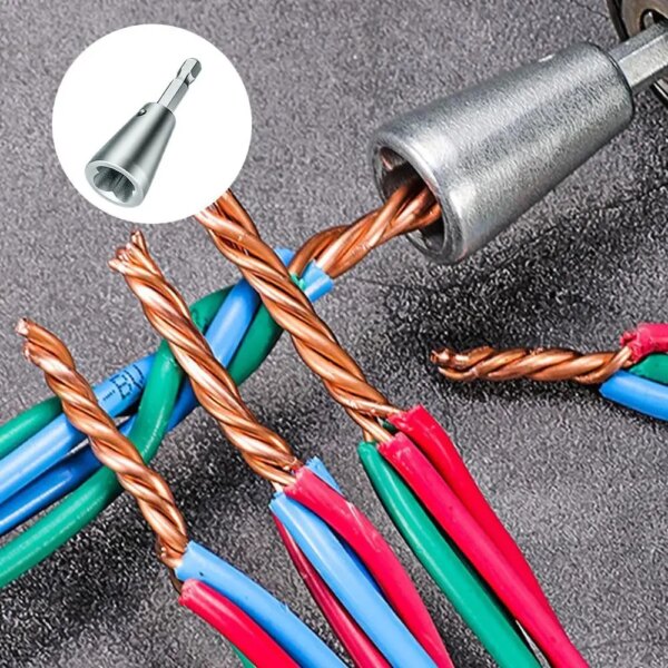 1PC Wire Twisting Tools Quickly Twister Electrician Artifact for Power Drill Drivers Twisted Connector Cable Device Multi-tool - Image 3