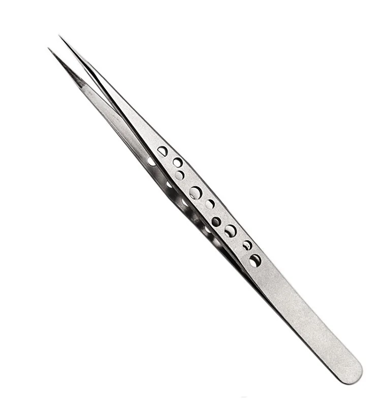 Electronics Industrial Tweezers Precision Anti-static Curved Straight Tip Stainless Forceps Phone Repair Hand Tool