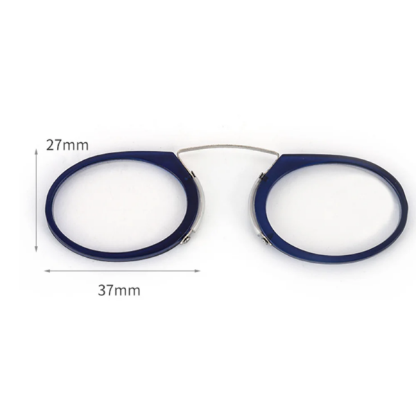 Mini Portable Reading Glasses with Nose Clip - Image 6