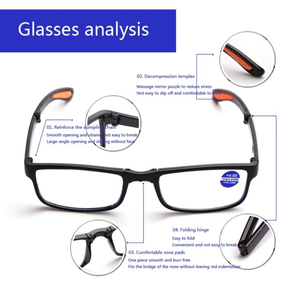 TR90 Folding Reading Glasses - Image 6