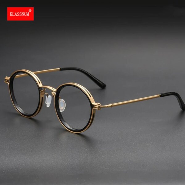 Anti-Blue Light Reading Glasses - Round Frame