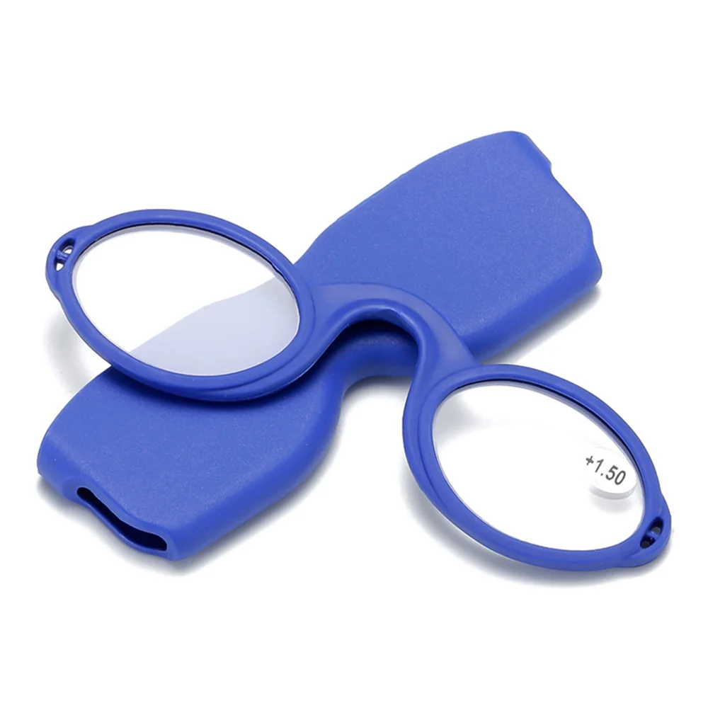 Silicone Nose Clip Reading Glasses Mini Foam Women Nose Glasses Men Portable Magnifying Eyeglasses Lazy Readers Eyewear +1.0-+4.