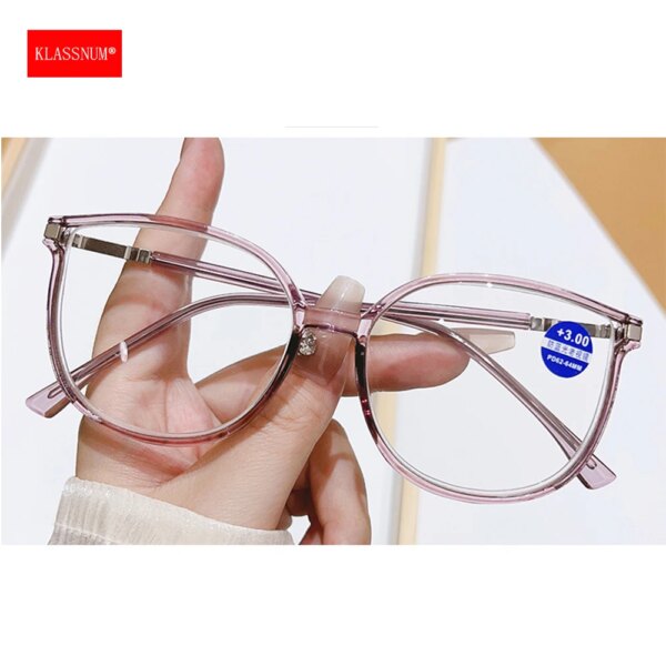 Large Reading Glasses with Glitter Frame - Image 4